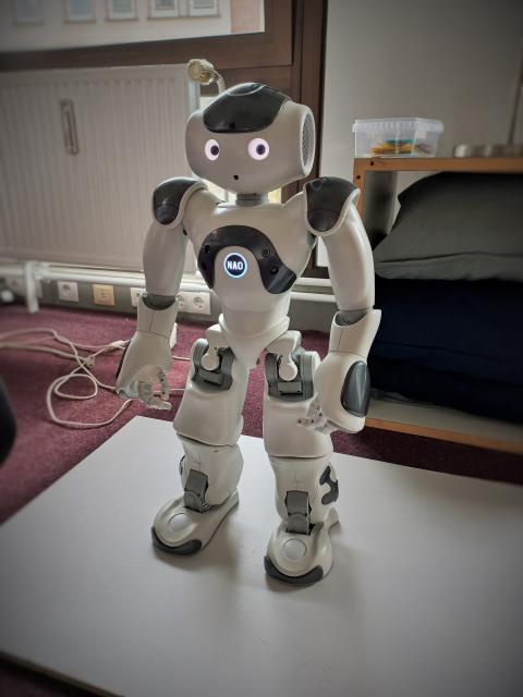 Nao, den Bücherhallen-Roboter